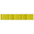 Number Label Set, Vinyl, 1/2 in H, 3/8 in W