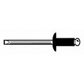 Blind Rivet, Dome Head, 5/32 in Dia., 15/32 in L, Stainless Steel Body, 500 PK