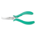 5 3/4 in TealShield(TM) Bent Long Nose Plier Molded Grip Handle