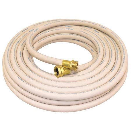 1" ID x 50 ft EPDM Coupled Food Hose WT