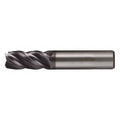 4-Flute Carbide HP VI CrnRad Single EndMil Cleveland CEM-V-4R-TA AP/MAX 1/8"x1/8"x3/8"x1-1/2"x0.01CR