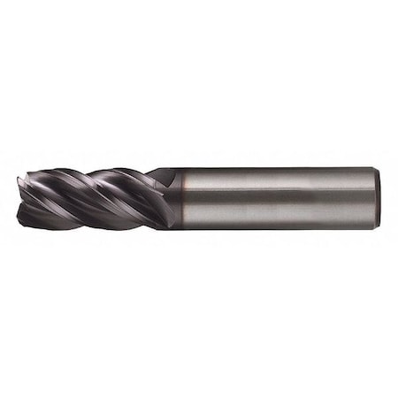 4-Flute Carbide HP VI CrnRad Single EndMil Cleveland CEM-V-4R-TA AP/MAX 1/8"x1/8"x3/8"x1-1/2"x0.01CR