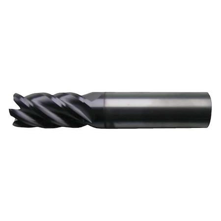 5-Flute Carbide HP CrnRad Single EM for Ferrous Matl CTD CEM-V2-5R AP/MAX 5/8x5/8x1-1/4x3-1/2x0.09CR