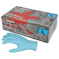 DuraShield 6001, Disposable Gloves, 4 mil Palm, Nitrile, Powder-Free, M, 100 PK, Blue