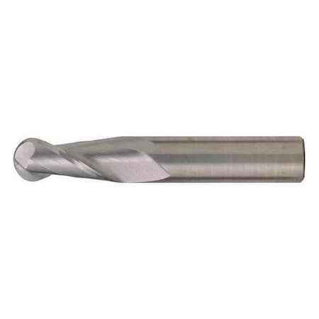 2-Flute Carbide Ball Nose SingleEnd GP End Mill Cleveland CEM-SE-2B-TA TiAlN 1/2x1/2x1-1/2x6