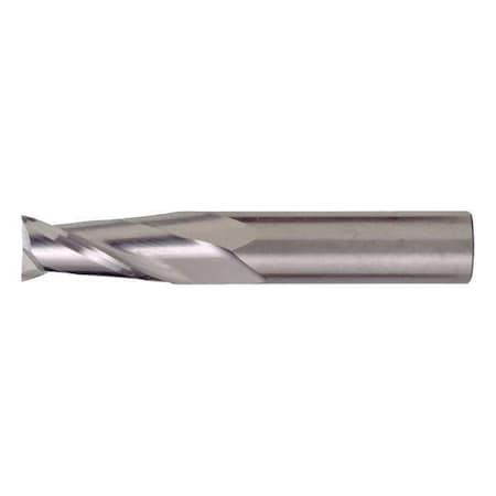 2-Flute Carbide Square Single End GP End Mill Cleveland CEM-SE-2-TA TiAlN 1/8x1/8x1x3