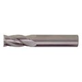 4-Flute Carbide Square Single End GP End Mill Cleveland CEM-SE-4 Bright 3/8x3/8x1x4