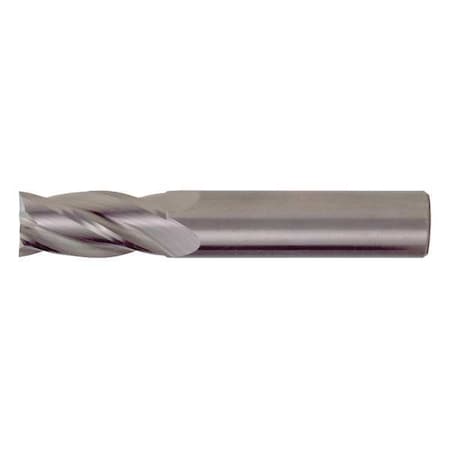 4-Flute Carbide Square Single End GP End Mill Cleveland CEM-SE-4-TA TiAlN 1x1x1-1/2x4