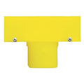 Sign Adapter,2"H,4 1/2"W,Gloss,YLW,PK6