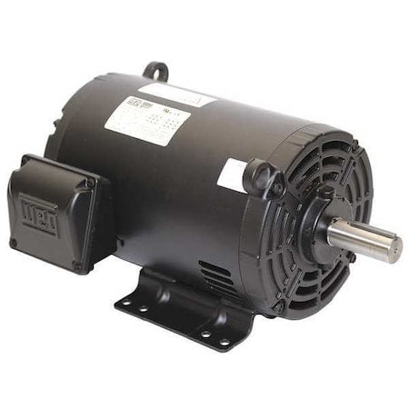 Three-Phase General Purpose Motor, 5 HP, 182/4T Frame, 230/460V AC Voltage, 1760 rpm Nameplate RPM
