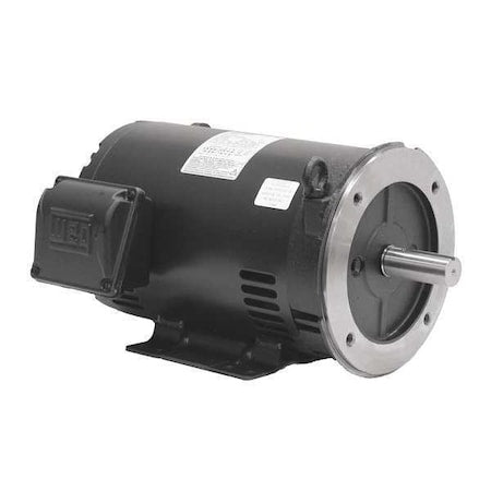Three-Phase General Purpose Motor, 2 HP, 143/5TC Frame, 230/460V AC Voltage, 1740 rpm Nameplate RPM