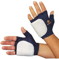 Impact Gloves,M,Bl/Gr,Nylon/Vep,Left