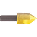 Countersink,3 FL,60 deg.,1/4in,HSS,TiN