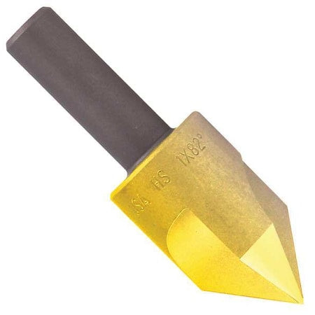 Drill/Countersink,110 deg.,1-1/2in,TiN