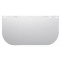Face Shield Visor, Clear Visor, Polycarbonate, Uncoated Lens, Clear