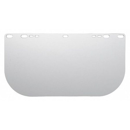 Face Shield Visor, Clear Visor, Polycarbonate, Uncoated Lens, Clear