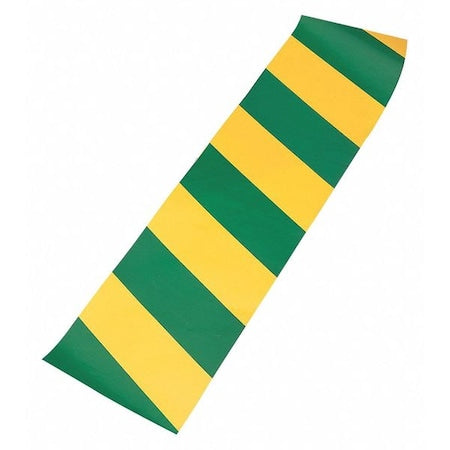 Striped Label,Paper Stock,Green/White