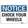 Notice Sign, 10 in H, 14 in W, Aluminum, Horizontal Rectangle, English, U5-1096-NA_14x10