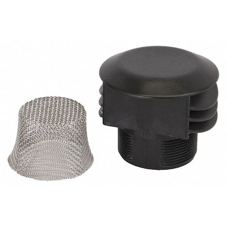 PipeCap,PP,2in,Schedule80,Black