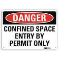 Danger Sign,4 Hole Mount,10in W x 7in H, U3-1205-RA_10X7