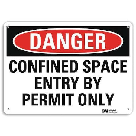 Danger Sign,4 Hole Mount,10in W x 7in H, U3-1205-RA_10X7