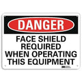 Danger Sign,4 Hole Mount,14inWx10inH, U3-1457-RA_14X10