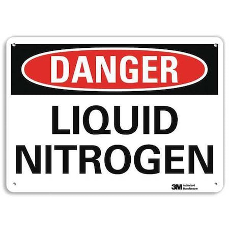 Danger Sign, 10 in H, 14 in W, Horizontal Rectangle, English, U3-1754-NA_14x10