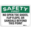 Safety Sign, 7 in Height, 10 in Width, Aluminum, Vertical Rectangle, English, U7-1221-RA_10X7