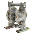 Double Diaphragm Pump, Aluminum, Air Operated, PTFE, 27 GPM