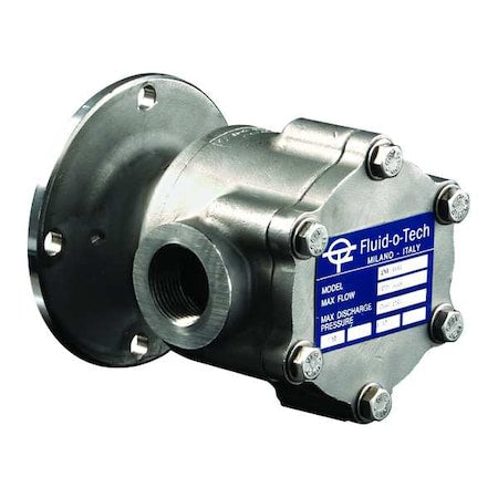 RotaryVanePmp,1"InletDia,SS,For56C;143TC