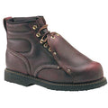 Men's 6-Inch Work Boot, 5 1/2 D, Steel Toe, 6 in H, Brown, 508