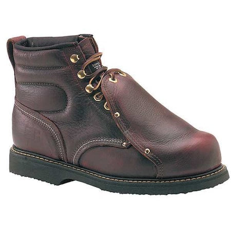 Men's 6-Inch Work Boot, 6 D, Steel Toe, 6 in H, Brown, 508