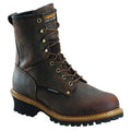 Men's Logger Boot, 11 1/2 EEEE, Steel Toe, 8 in H, Brown, CA9821