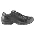 PTC Oxford, Men's Athletic Shoe, 11 D, Leather, 2 3/4 in Height, Black