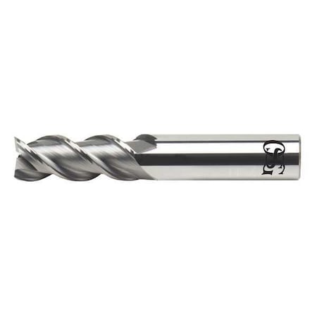 Carbide End Mill,1 in. dia.,2 in. Cut L