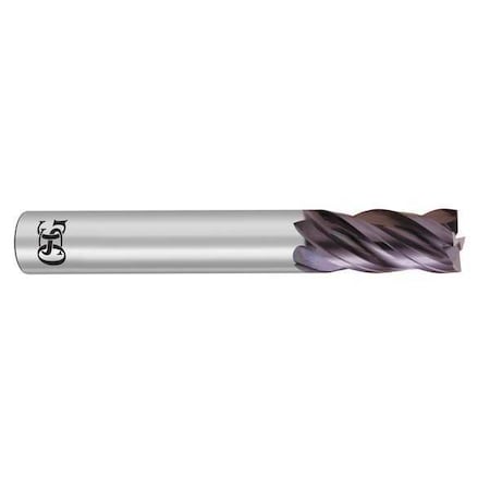 Carbide End Mill,5/16in dia,13/16in Cut
