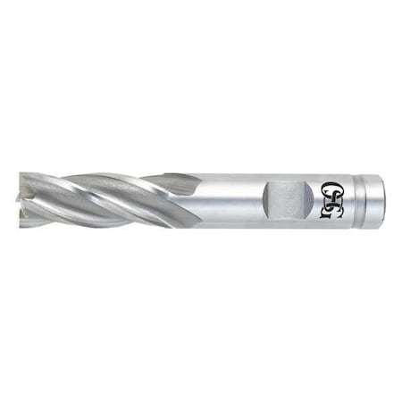 HSS End Mill,7/16in.dia.,1in.Cut L