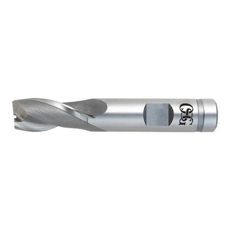 HSS End Mill, 1-1/4in.dia., 1-5/8in.Cut L