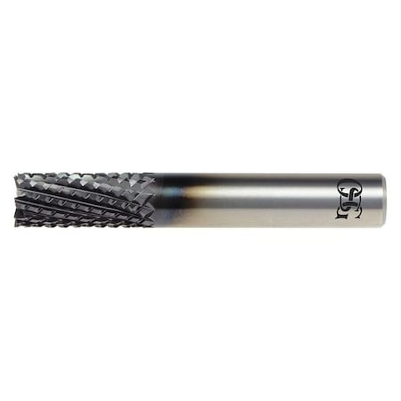 Carbide End Mill,3/8 in. dia,2 in. Cut L