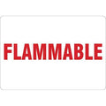 No Header, Flammable, 10 in W x 7 in H, Aluminum