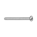 1/4"-20 x 1 in Combination Phillips/Slotted Round Machine Screw, Zinc Plated Steel, 100 PK