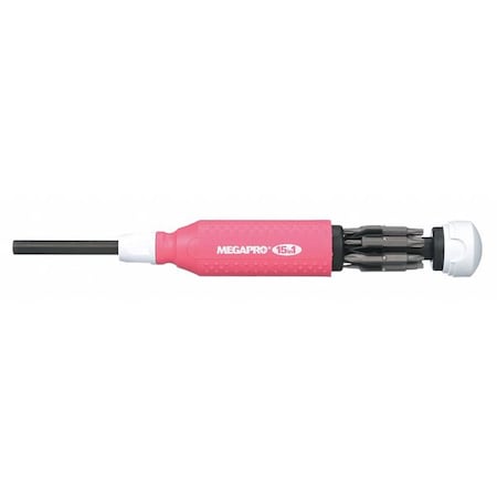 Phillips, Robertson Square Recess, Slotted, Torx(R) Bit 8 1/2 in, Drive Size: 1/4 in