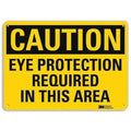 Safety Sign, 7 in Height, 10 in Width, Aluminum, Vertical Rectangle, English