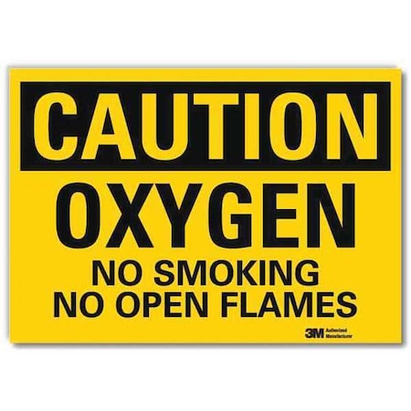 No Smoking Sign, 5 in H, 7 in W, Reflective Sheeting, Horizontal Rectangle, English, U4-1583-RD_7X5