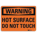 Warning Sign, 7 in H, 10 in W, Aluminum, Vertical Rectangle, English, U6-1125-NA_10x7