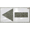 Stencil, Straight Arrow, 42 in Character Height, Not Applicable Font, Polyethylene, White, 1 Pieces