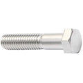 18-8, 5/16"-18 Hex Head Cap Screw, Plain Stainless Steel, 4 in L, 10 PK