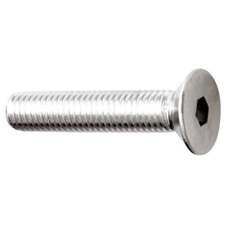 5/16"-18 Socket Head Cap Screw, Flat, NL-19 18-8 Stainless Steel, 3/4 in Length, 25 PK