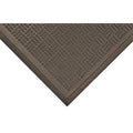 Entrance Mat, Rubber, 1/4 in Thick, Black, 2 ft W x 3 ft L