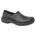 4700, Men's Loafer Shoe, 11 Wide, Leather, 4 in Height, Black